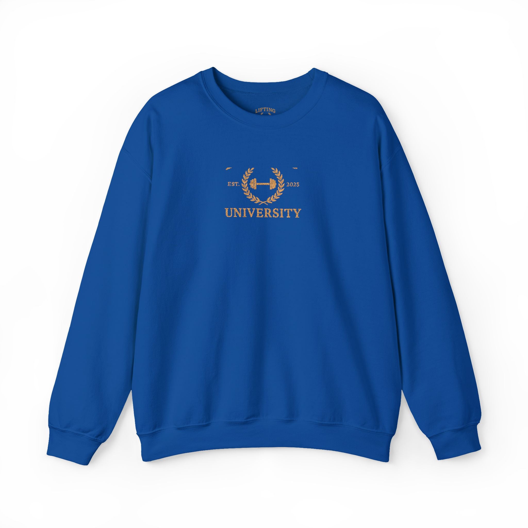 Lifting University Embroidered Crewneck Sweatshirt — Original