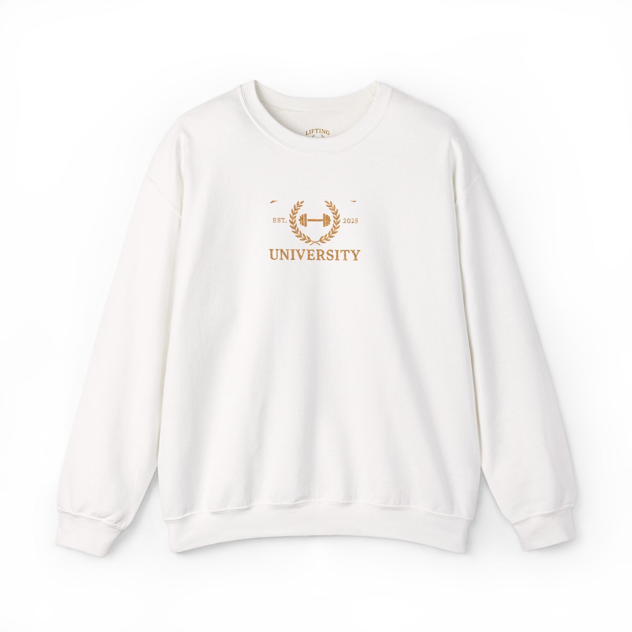 Lifting University Embroidered Crewneck Sweatshirt — Original