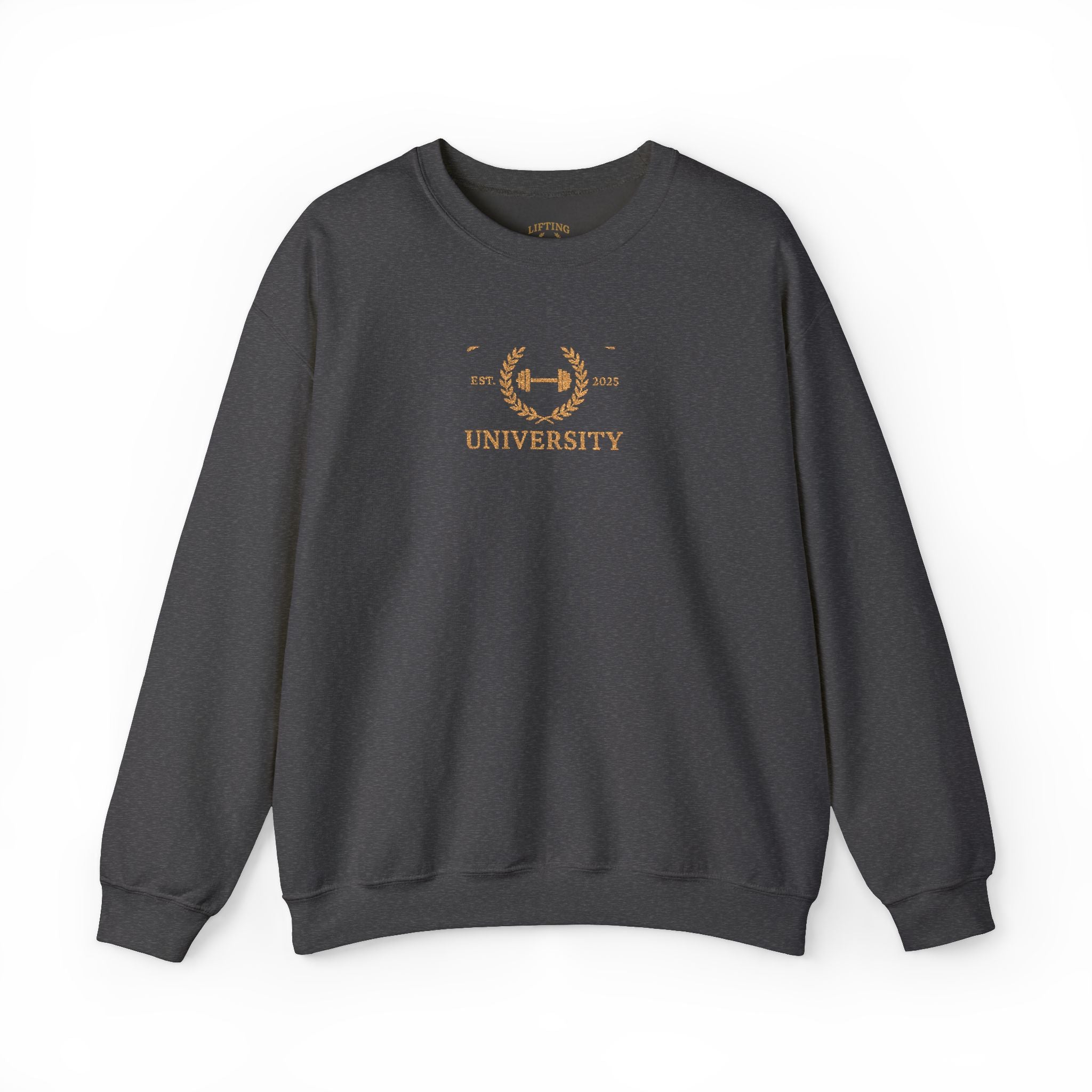 Lifting University Embroidered Crewneck Sweatshirt — Original