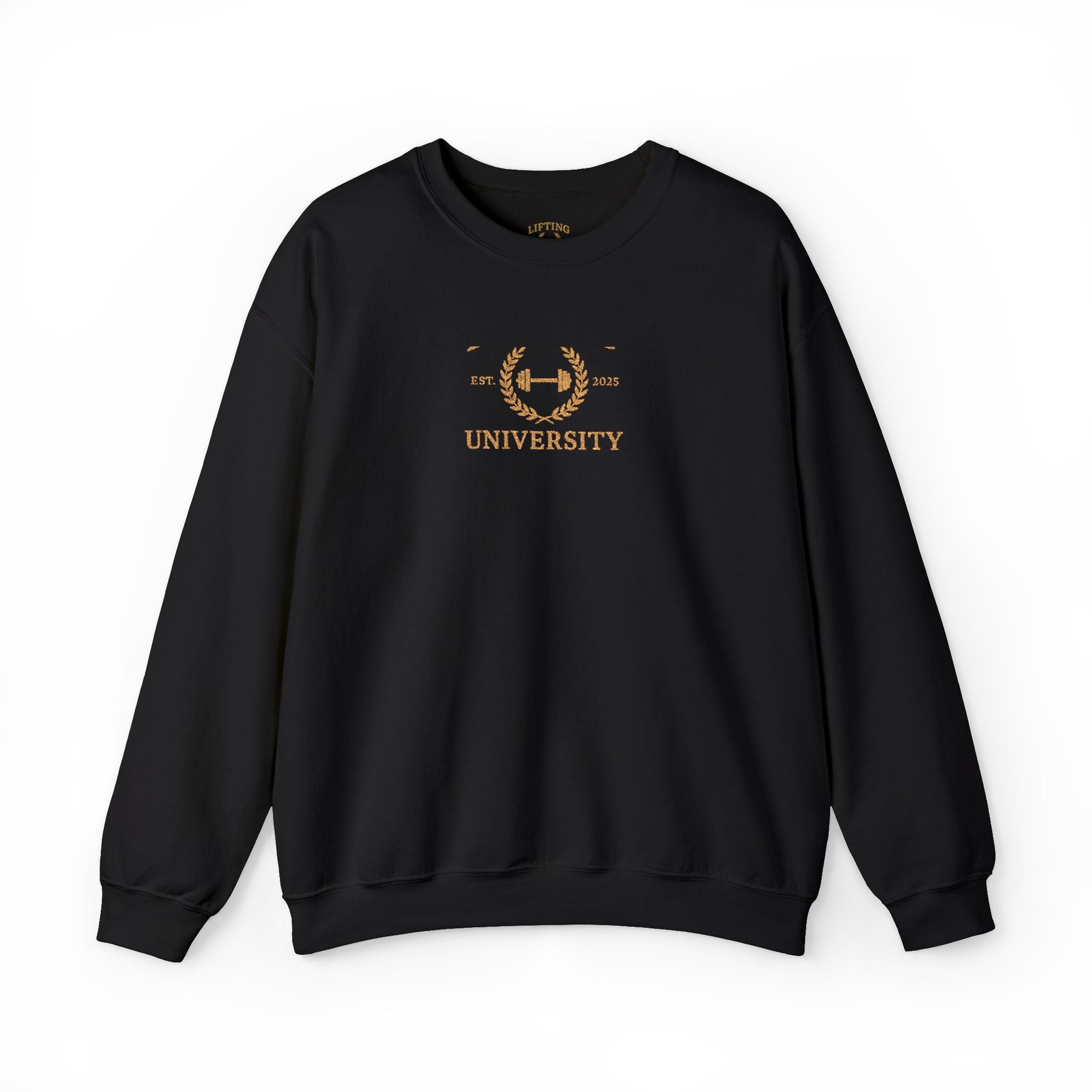 Lifting University Embroidered Crewneck Sweatshirt — Original